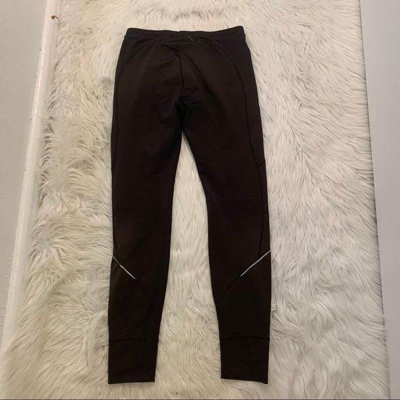 Brooks Running Leggings Black Light Blue - Picture 5 of 7